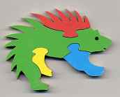 Hedge Hog Puzzle Scroll Saw Pattern