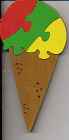 Ice Cream Cone Puzzle Scroll Saw Pattern