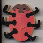 Ladybug Puzzle Scroll Saw Pattern