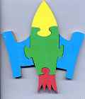 Rocket #30 Puzzle Scroll Saw Pattern