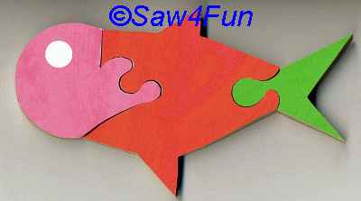 Fish #54 Puzzle Scroll Saw Pattern