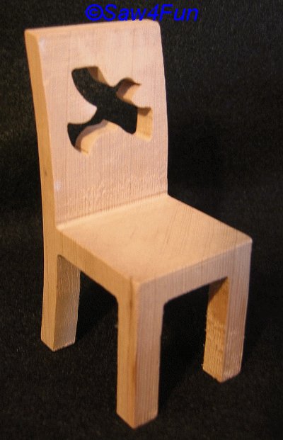 Doll Chair Scroll Saw Pattern