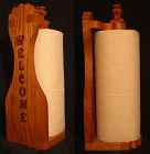 Welcome Paper Towel Holder Scroll Saw Pattern