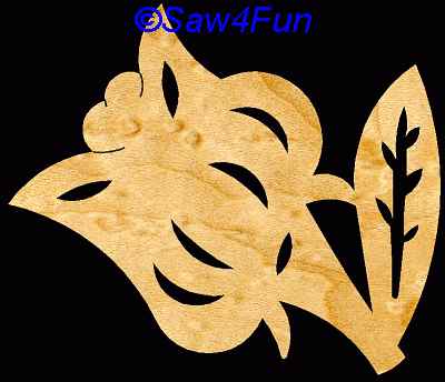 Flower #20 Coaster Scroll Saw Pattern