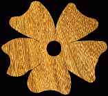 Flower #28 Coaster Scroll Saw Pattern