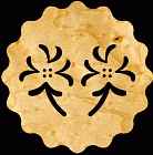 Flower #6R Coaster Scroll Saw Pattern