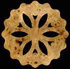 Flower #30R Coaster Scroll Saw Pattern