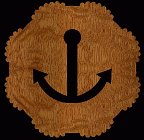 Anchor Coaster Scroll Saw Pattern