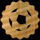 Soccer Coaster Scroll Saw Pattern