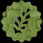 Leaf #12 Coaster Scroll Saw Pattern