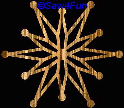 Geometric #17a Coaster Scroll Saw Pattern