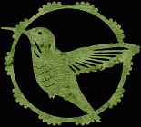 Hummingbird #2 Coaster Scroll Saw Pattern