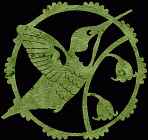 Hummingbird #7 Coaster Scroll Saw Pattern