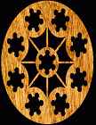 Geometric #15b Trivet Scroll Saw Pattern