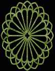 Geometric #36b Trivet Scroll Saw Pattern