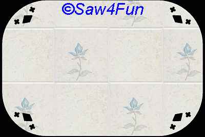 Geometric #5 Place mat Scroll Saw Pattern