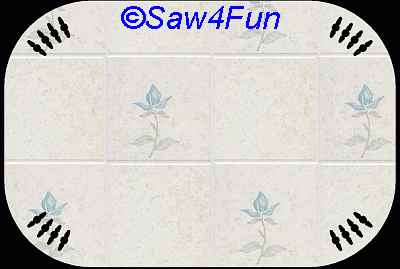 Geometric #44 Place mat Scroll Saw Pattern