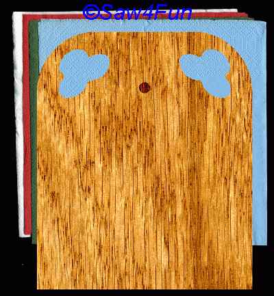 Geometric Napkin Holder #6 Scroll Saw Pattern