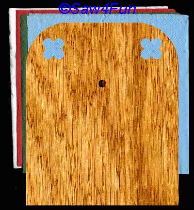 Geometric Napkin Holder #18 Scroll Saw Pattern