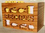 Recipe Holder Scroll Saw Pattern