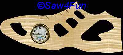 Shoe Clock Scroll Saw Pattern