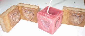 Heart Candle Mold Scroll Saw Pattern