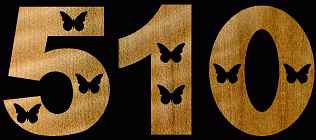 Butterfly #4 House Number Scroll Saw Pattern