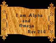 Revelation 21:6 Bible Plaque Scroll Saw Pattern