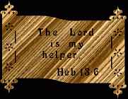 Hebrews 13:6 Bible Plaque Scroll Saw Pattern