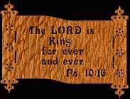 Psalm 10:16 Bible Plaque Scroll Saw Pattern