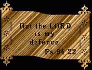 Psalm 94:22 Bible Plaque Scroll Saw Pattern