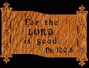 Psalm 100:5 Bible Plaque Scroll Saw Pattern