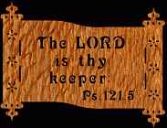 Psalm 121:5 Bible Plaque Scroll Saw Pattern