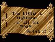 Psalm 145:17 Bible Plaque Scroll Saw Pattern