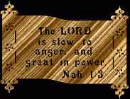 Nahum 1:3 Bible Plaque Scroll Saw Pattern