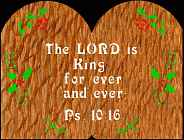 Psalm 10:16 Bible Plaque Scroll Saw Pattern