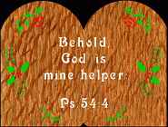 Psalm 54:4 Bible Plaque Scroll Saw Pattern