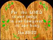 Isaiah 33:22 Bible Plaque Scroll Saw Pattern