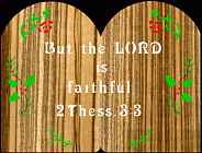 2 Thes 3:3 Bible Plaque Scroll Saw Pattern