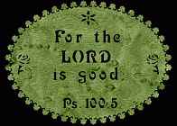 Psalm 100:5 Bible Plaque Scroll Saw Pattern