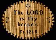 Psalm 121:5 Bible Plaque Scroll Saw Pattern