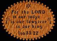 Isaiah 33:22 Bible Plaque Scroll Saw Pattern