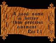 Ecclesiastes 7:1 Bible Plaque Scroll Saw Pattern