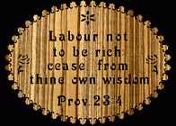 Proverbs 23:4 Bible Plaque Scroll Saw Pattern