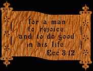 Eccl 3:12 Bible Plaque Scroll Saw Pattern