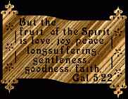 Galatians 5:22 Bible Plaque Scroll Saw Pattern