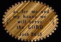 Josh 24:15 Bible Plaque Scroll Saw Pattern