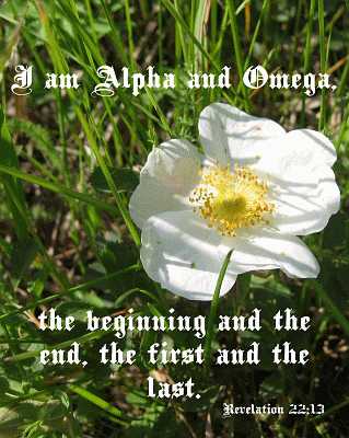 I am Alpha and Omega Rev 22:13 Poster