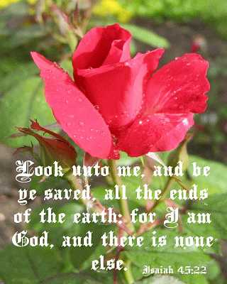I am God Isaiah 45:22  Poster