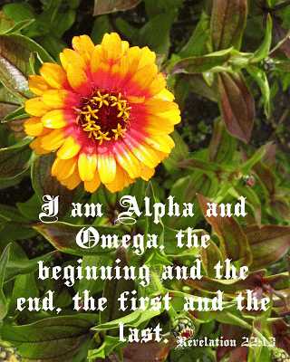 I am Alpha and Omega Rev 22:13 Poster